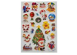 Χριστουγεννιάτικα Αυτοκόλλητα 3D Καρτέλα