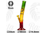 Γυάλινο Bong Rasta Hangover 33cm - 0663N