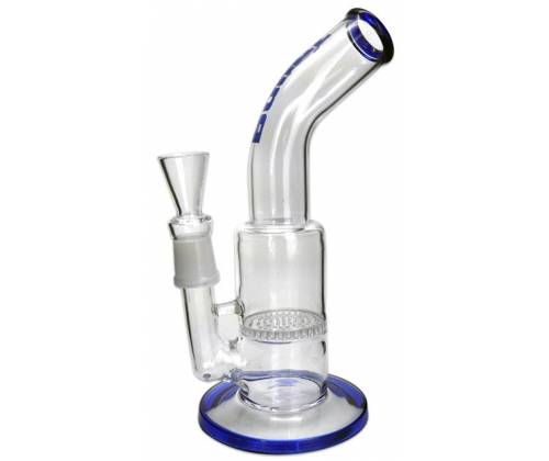 Γυάλινο Bong Bullet 23cm Μπλε + Percolator - Τιμή: 24,50€