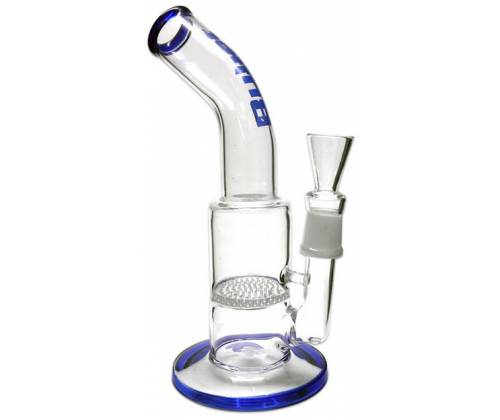 Γυάλινο Bong Bullet 23cm Μπλε + Percolator - Τιμή: 24,50€