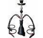 Ναργιλές Hookah Shisha Tower Black 4 Hoses - 56cm - Τιμή: 34,90€