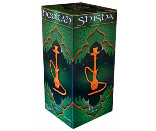 Ναργιλές Hookah Shisha Tower Black 4 Hoses - 56cm - Τιμή: 34,90€