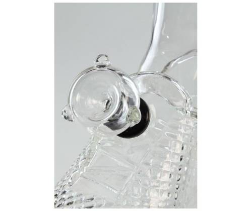 Glass Bong Black Leaf Goal 29.5cm -  Price: 44,50€