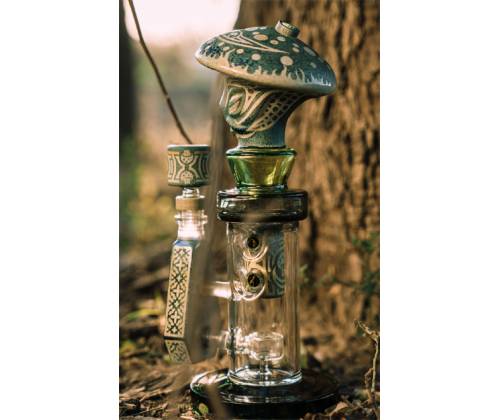 BL Γυάλινο Bong Diffuser Mushroom Wizard - 22cm - Τιμή: 165,00€