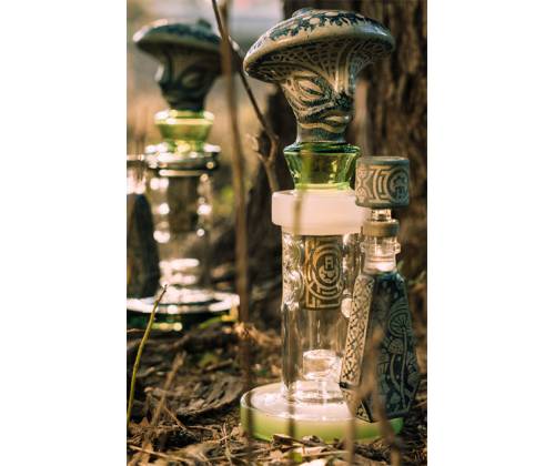 BL Γυάλινο Bong Diffuser Mushroom Wizard - 22cm - Τιμή: 165,00€