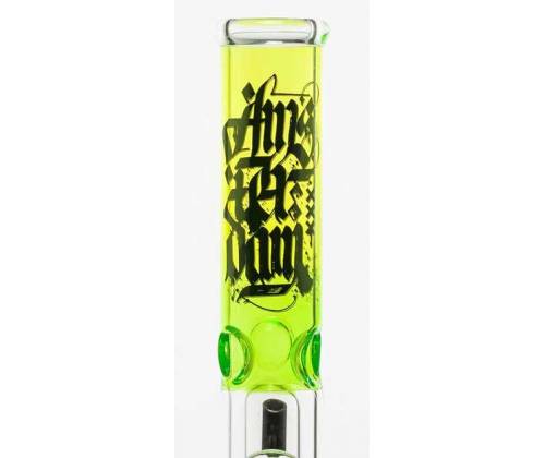 Γυάλινο Ice Bong Amsterdam Green + Percolator 30cm - Τιμή: 30,50€