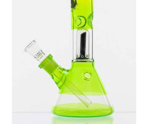 Γυάλινο Ice Bong Amsterdam Green + Percolator 30cm - Τιμή: 30,50€