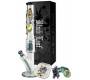 Glass Bong IN BOX Black Leaf | Hanuman Ice 10-Arm 50cm -  Price: 145,00€