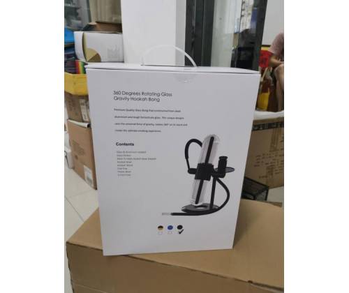 Atomic Glass Bong - Gravity 360 Degrees Black - Price: 220,00€