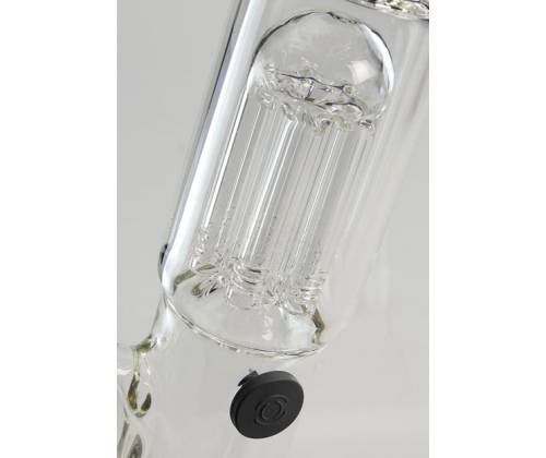 Γυάλινο Bong IN BOX Black Leaf  | Baby Bongbastic  36cm - Τιμή: 89,00€