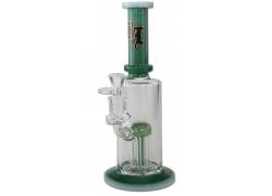 Glass Bong Percolator Green - 26cm
