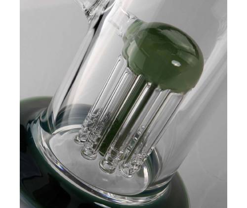 Γυάλινο Bong Percolator Green - 26cm - Τιμή: 42,00€