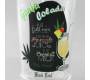 BL Γυάλινο Bong Ganja Colada - 29cm - Τιμή: 32,50€
