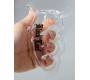 Νερόπιπα Black Leaf Γυάλινη «Knuckle Duster Pure» - 13x7cm - Τιμή: 29,50€