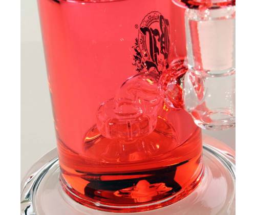 Γυάλινο Herb Bong BL Cooling System + Percolator - Κόκκινο 23cm - Τιμή: 78,00€