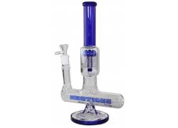 Glass Bong Black Leaf «Nautilus» v2022 Slit Diffuser Perco - 32cm