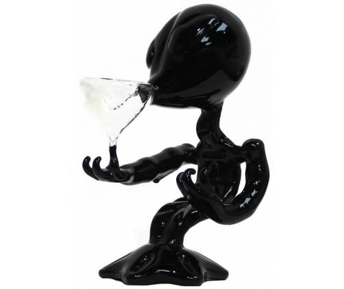 Γυάλινο Bong Black Alien 15cm - Τιμή: 29,90€