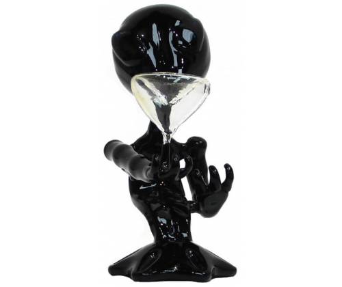 Γυάλινο Bong Black Alien 15cm - Τιμή: 29,90€