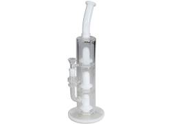 BL Triple 3 Percolator Glass Bong - 37cm