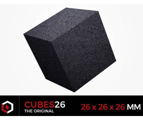 Καρβουνάκια για Ναργιλέ τετράγωνα BlackCoco (26mm) - 1Kg - Τιμή: 8,40€