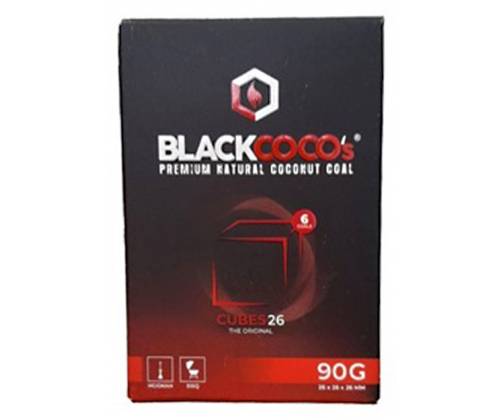 Καρβουνάκια για Ναργιλέ τετράγωνα BlackCoco Mini Box (26mm) - 90gr - Τιμή: 2,00€