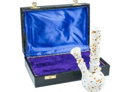 Γυάλινο Glass Bong In Box White Conical  - 17cm