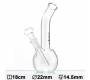 Γυάλινο Bong MICRO 18cm - 01106 - Τιμή: 5,50€