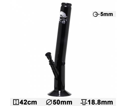 Γυάλινο Bong BLACK ART 42cm - 01155 - Τιμή: 15,50€