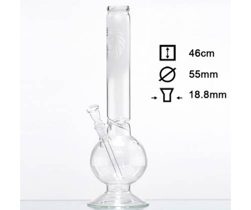 Γυάλινο Ice Bong Sand Face - 01242 - Τιμή: 22,00€