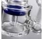 Γυάλινο OIL Bong Blue Clear & Percolator - 16cm - Τιμή: 22,50€