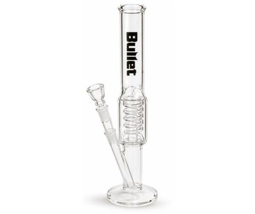 Γυάλινο Ice Bong PlayBong «Zylinder» + Percolator 39cm - Τιμή: 33,90€
