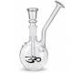 Γυάλινο Bong OM Mini με Γυάλινο Επιστόμιο (Whistle Side Mouth) 14.5cm - Τιμή: 9,90€