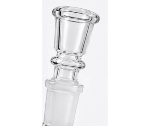 Γυάλινο Bong OM Mini με Γυάλινο Επιστόμιο (Whistle Side Mouth) 14.5cm - Τιμή: 9,90€