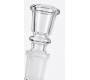 Γυάλινο Bong OM Mini με Γυάλινο Επιστόμιο (Whistle Side Mouth) 14.5cm - Τιμή: 9,90€