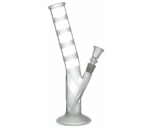 Γυάλινο Bong Bullet Stripped - 26cm - Τιμή: 14,90€