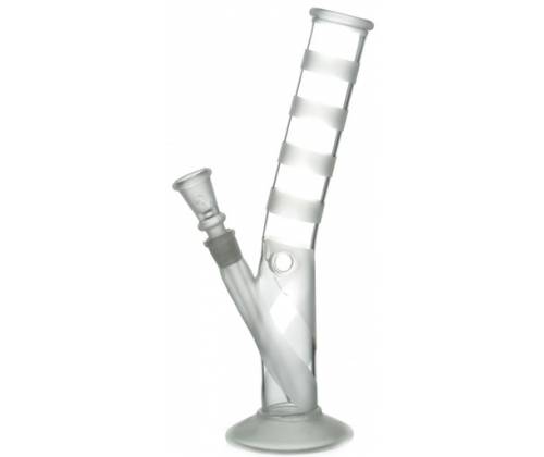 Γυάλινο Bong Bullet Stripped - 26cm - Τιμή: 14,90€