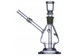 Glass Bong with Side Mouthpiece - 14cm