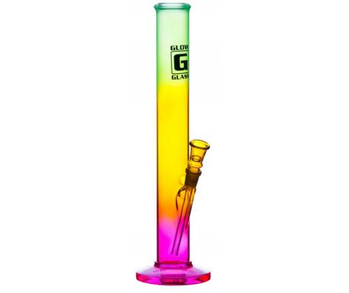 Glass Bong Bullet GlowGlas - 35cm -  Price: 14,50€