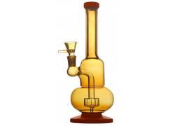 Glass Bong «Amber» + Percolator 25cm