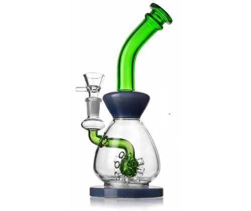 Γυάλινο Bong Blue/Green - Diffuser 24cm - Τιμή: 24,50€