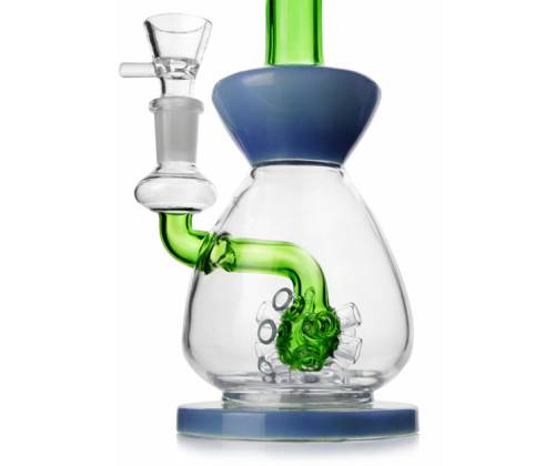 Γυάλινο Bong Blue/Green - Diffuser 24cm - Τιμή: 24,50€