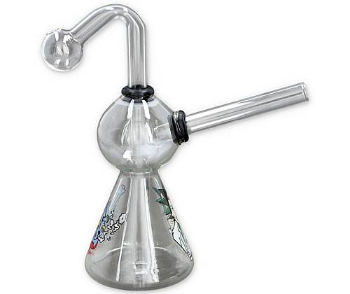 Γυάλινο Oil Bong «Morty» - 11cm - Τιμή: 15,50€