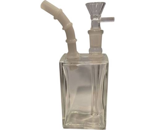 Glass Bong MICRO 22cm - 01182 nv73318 Square - Price: €14.50