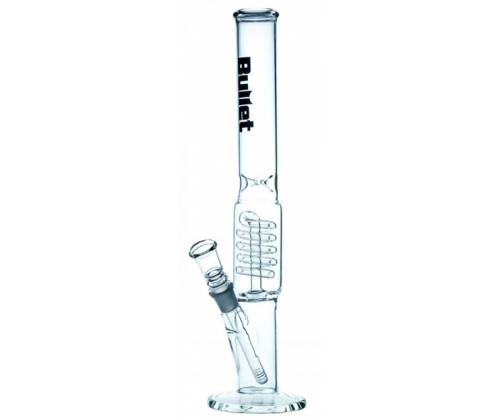 Γυάλινο Ice Bong PlayBong «Zylinder» + Percolator 39cm - Τιμή: 33,90€