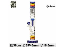 Glass Ice Bong Hammer Series Funky Twist - G184BL