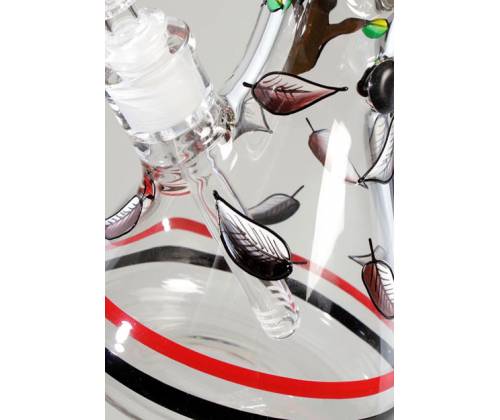 Γυάλινο Hand Painted Ice Bong Night Owl 32cm - Τιμή: 59,90€