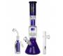 Γυάλινο Bong IN BOX Black Leaf  | Perco Ice+Precooler (Herbs/Oil) 37cm - Τιμή: 110,00€