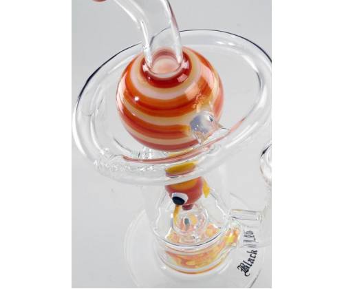 Γυάλινο Bong Black Leaf «Ascent to Saturn» - Ανάβαση στον Κρόνο 30cm - Τιμή: 129,00€