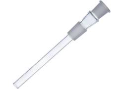 Ανταλλακτικό γυάλινο πιπάκι για Bong (Steck Chillum) - Μετατροπέας SG:19mm σε SG:14.5mm- Μήκος: 14cm. - Δεχεται Bowl