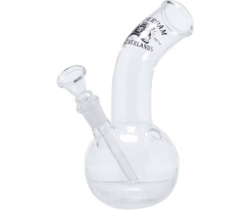 Γυάλινο Bong Amsterdam 18cm - 01108 - Τιμή: 11,90€
